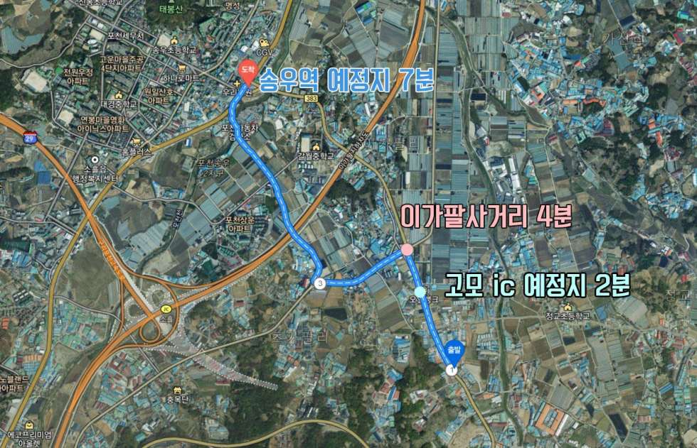 경기 포천시 소흘읍 고모리 [포천 카페 임대] 고모리 카페촌가는 2차선 대로변에 자리하고 있는 카페 임대! 월세 매물번호 10090 사진 2