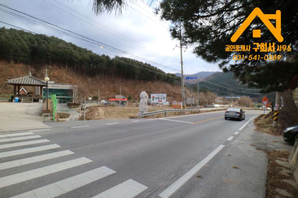 경기 포천시 신북면 갈월리 2차선 대로변에 유원지 근처라 식당이랑 카페하기 좋은 명당 매매!! 매매 매물번호 10050 사진 3