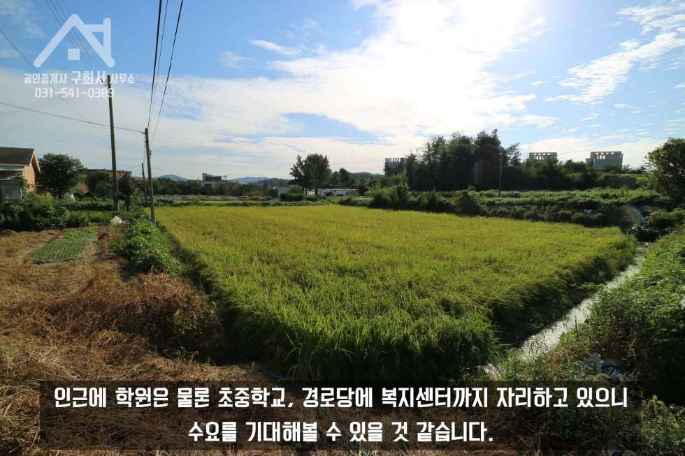 경기 포천시 가산면 마산리 초등학교, 중학교 가까운 마산리 빌라 부지 575py 매매! (매매가 11억 5천만 원) 매매 매물번호 10193 사진 8